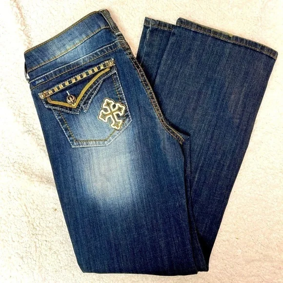 Adiktd Women's Denim Bootcut Lowrise Women's Jeans Size: 10/31 - Picture 2 of 11